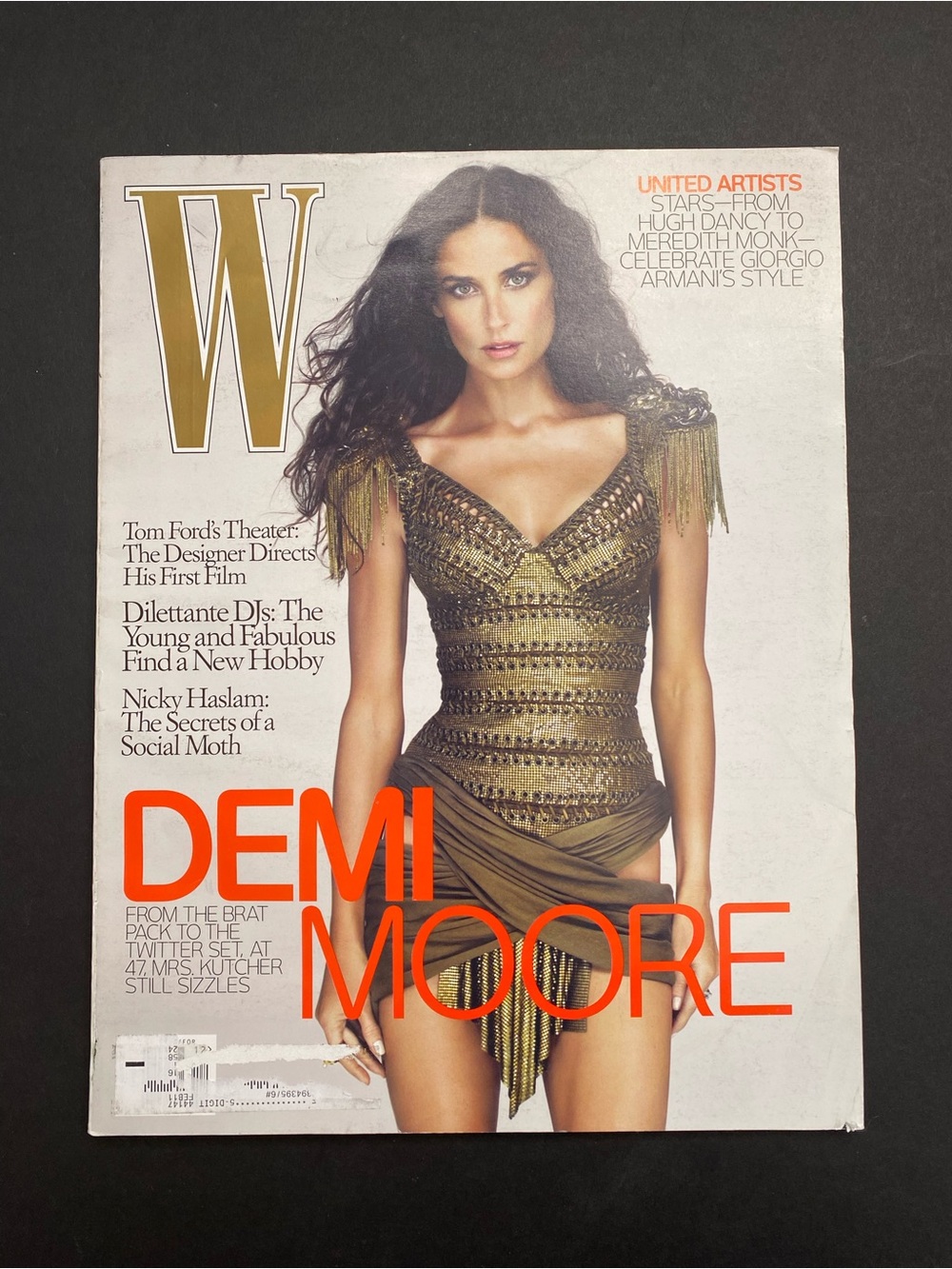 W Magazine Demi Moore December 2009